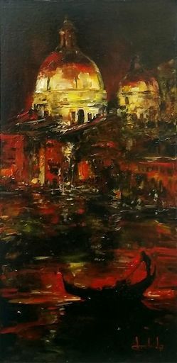 Stephen SHORTRIDGE - Gemälde - Midnight Silhouette