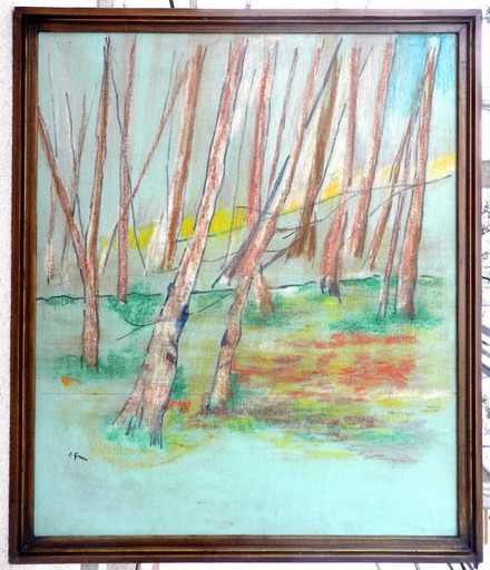 Jaroslav GRUS - Drawing-Watercolor - Forrest still life