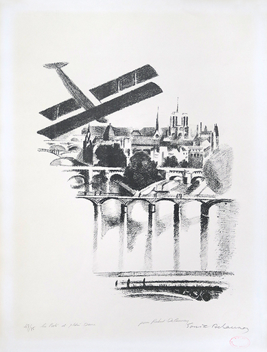 Robert DELAUNAY - Print-Multiple - Les Ponts  et Notre Dame