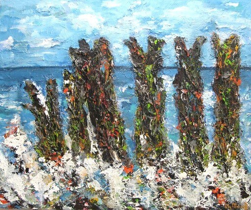 Lily MARNEFFE - Gemälde - Wave Break