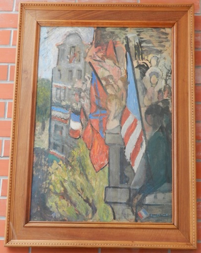 Imro WEINER-KRAL - Painting - Celebration in Paris