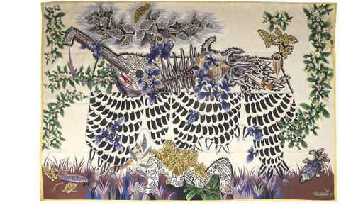 Jean LURÇAT - Tapestry - Nappe blanche