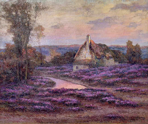 Michel KOROCHANSKY - Gemälde - A village farm