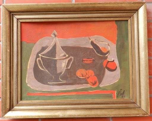 Antonín PELC - Peinture - Still life with fruits