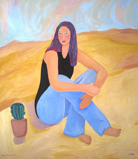 Janna SHULRUFER - Peinture - In the desert
