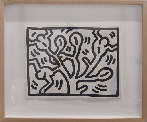 Keith HARING - Dessin-Aquarelle - Untitled - Pop Shop Drawing