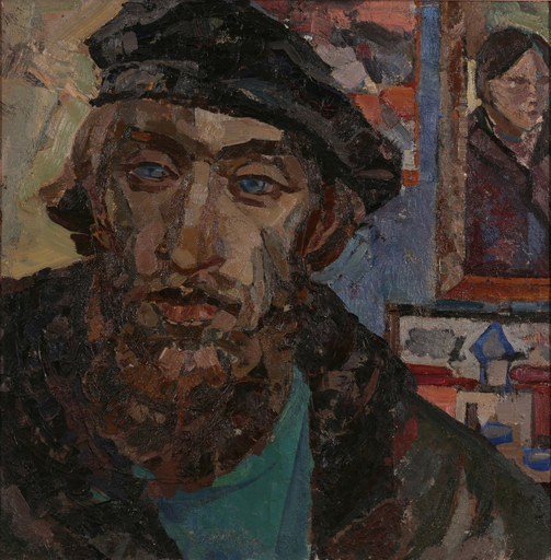 Victor ROZIN - 绘画 - Portrait of the artist