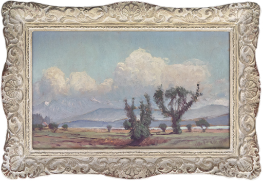 Wolfgang HUBER - Painting - Paesaggio 