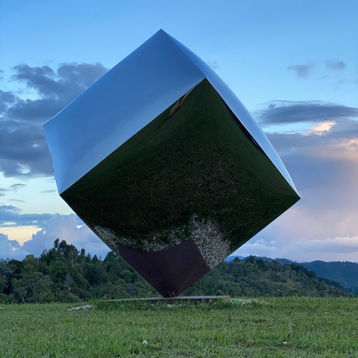 Gustavo VÉLEZ - Skulptur Volumen - Expansión Geométrica II