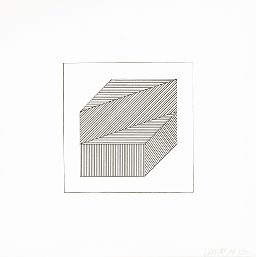 Sol LEWITT - Print-Multiple - Twelve Forms Derived From a Cube 36