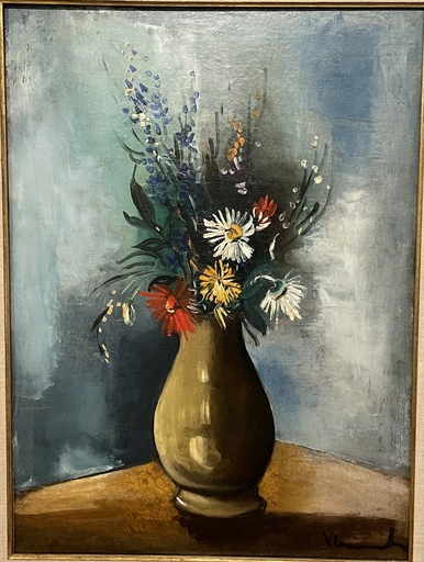 Maurice DE VLAMINCK - Painting - Fleurs 