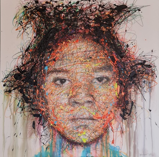 Hom NGUYEN - Painting - Basquiat