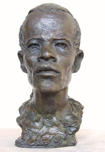 Nacéra KAINOU - Sculpture-Volume - Le Guerrier Massai