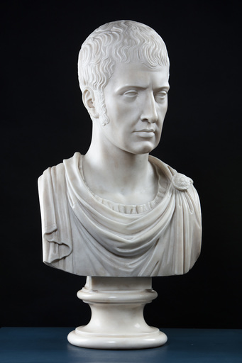 Giuseppe PISANI - Skulptur Volumen - Ritratto di Francesco IV d'Austria Este 