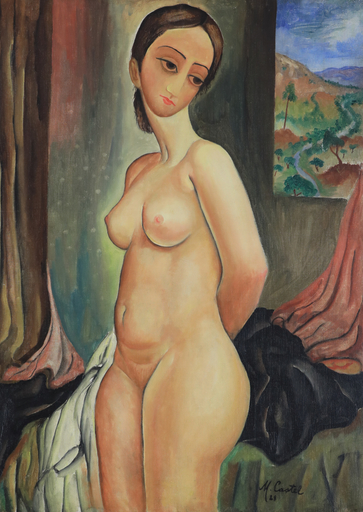 Moshé Elazar CASTEL - Gemälde - Nude