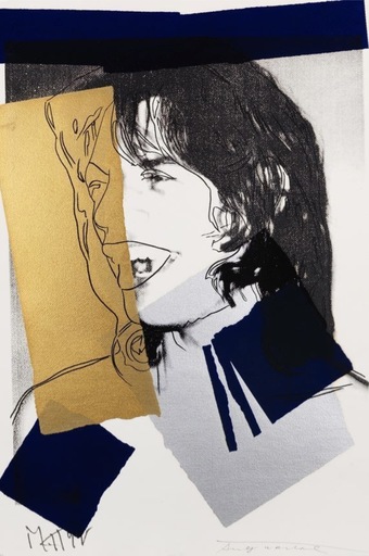 安迪·沃霍尔 - 版画 - Mick Jagger (FS 142)