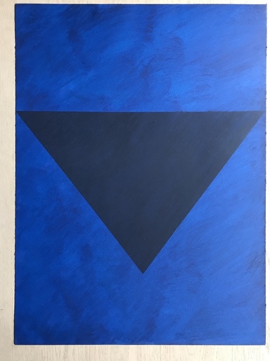 Gilbert SWIMBERGHE - Gemälde - Blue Composition