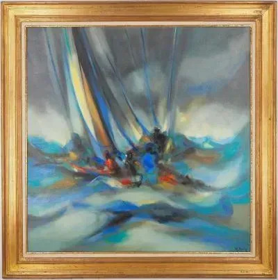 Orage En Mer By Marcel Mouly Buy Art Online Artprice