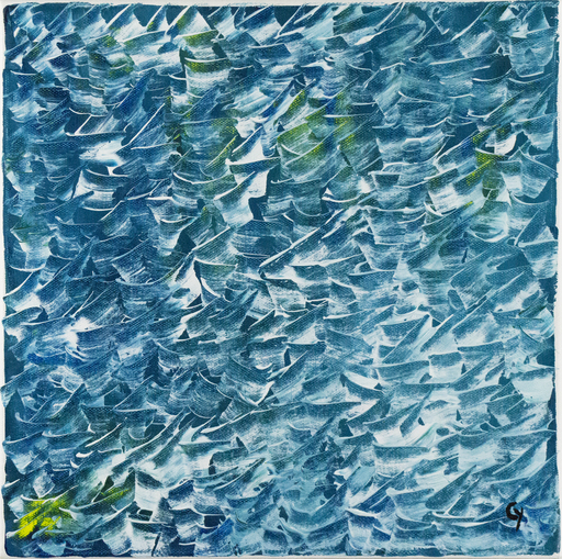 Cyrielle SCHOORENS - Painting - Blue II
