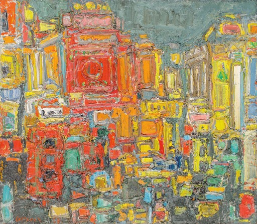André COTTAVOZ - Gemälde - Piccadilly Circus