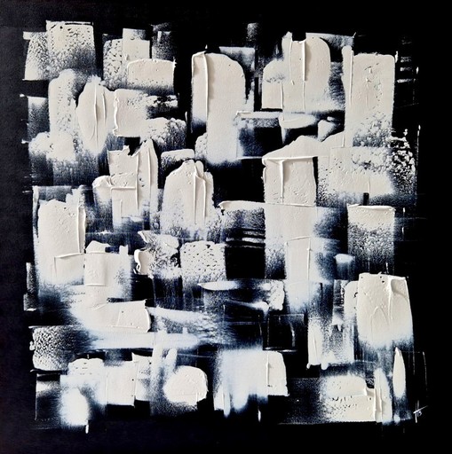 Sandrine HARTMANN - Painting - Bruit Blanc
