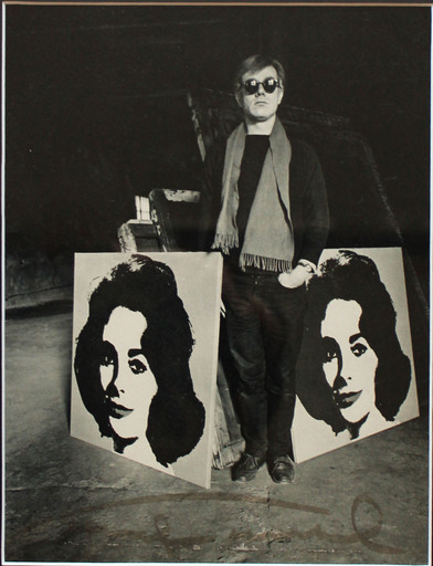Evelyn HOFER - Photo - Andy Warhol nel suo studio