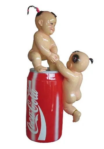 LUO BROTHERS - Sculpture-Volume - Climbing on coke