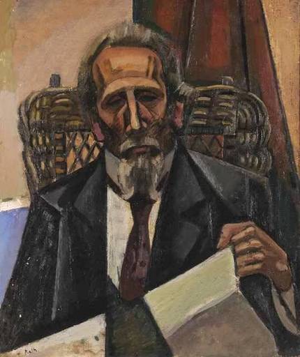Alfred RETH - Peinture - Portrait of the Musician Mazzi