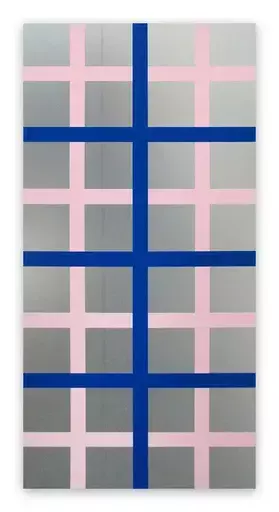 Daniel GÖTTIN - Painting - Double Grid 4, 2016