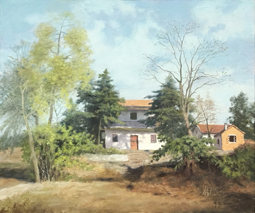 CHEN Shaoli - Painting - Beautiful Village-Sketch