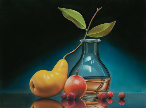 Dietrich MORAVEC - Zeichnung Aquarell - Crooked Pear
