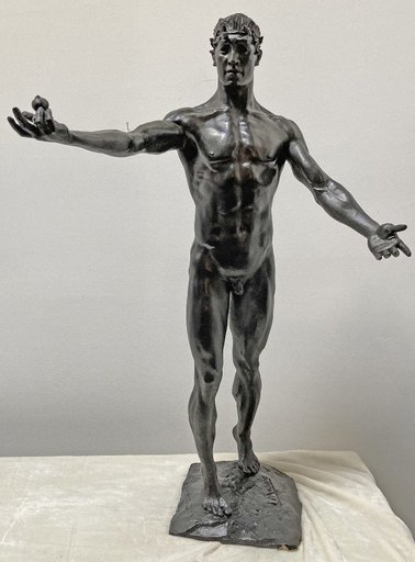 Louis MASCRÉ - Skulptur Volumen - L'appolon ou le vainqueur  