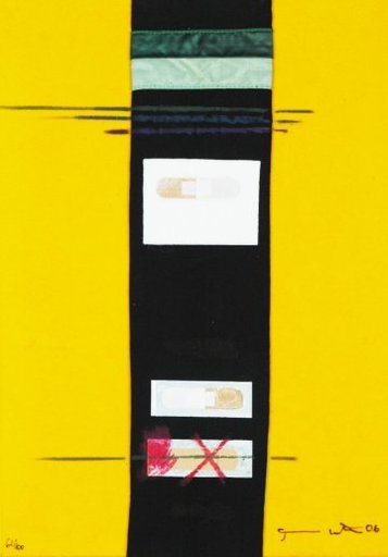 Hermann NITSCH - Print-Multiple - Collage Multiple #62