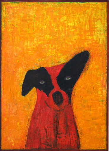 Christoph MEYER - Peinture - "Hund Tony"