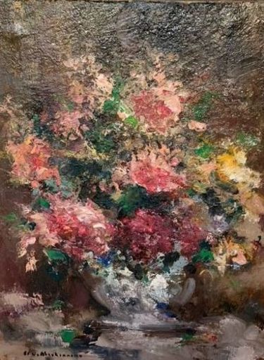 Edmond DE MEULENAERE - Painting - Bloemen