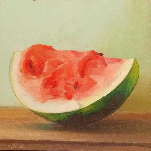 Yakov FELDMAN - Painting - Watermelon