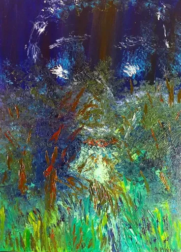 Bernard PINEAU - Painting - H031 Gaïa