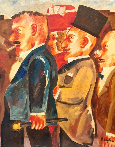 Franz BORGHESE - Peinture - 4 Personaggi