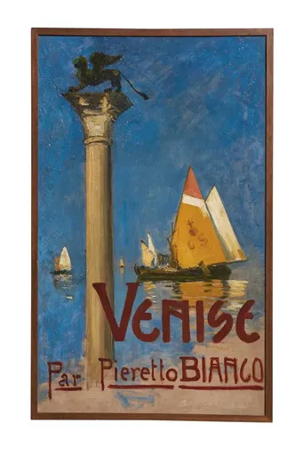 Pieretto BIANCO - 绘画 - Venise par Pieretto Bianco