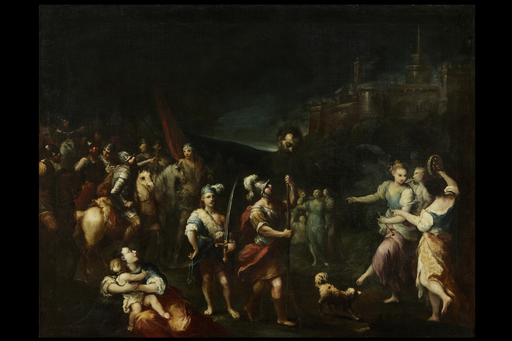 Antonio GIONIMA - Painting - David's triumph
