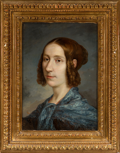 Vicente LÓPEZ PORTAÑA - Peinture - Retrato de la señorita Safón