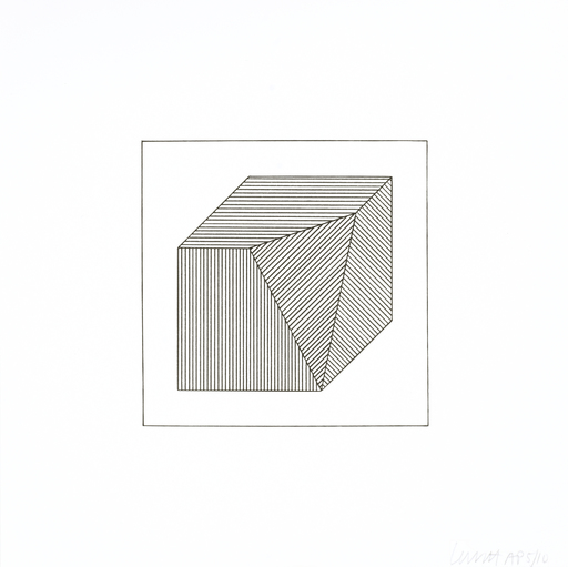 Sol LEWITT - Estampe-Multiple - Twelve Forms Derived From a Cube 46