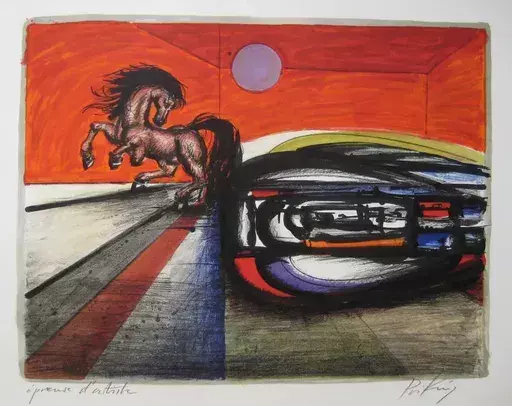 フランツ・プリキング - 版画 - LITHOGRAPHIE 1974 SIGNÉE AU CRAYON EA HANDSIGNED LITHOGRAPH