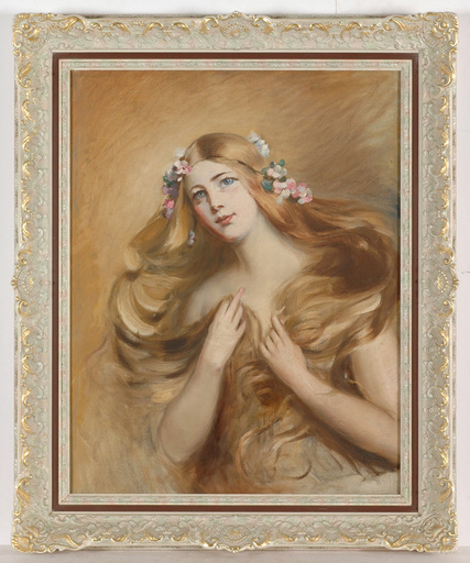 Adolf PIRSCH - Gemälde - "Young beauty" oil on canvas, ca 1920 