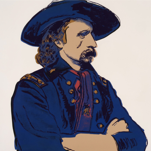 Andy WARHOL - Estampe-Multiple - General Custer [Unique] (FS IIB.379)