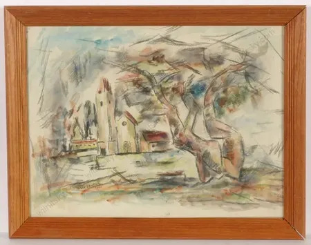Landscape a la Cezanne