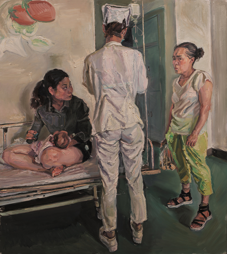 Yu SU - Gemälde - Two Young Patients's Mother