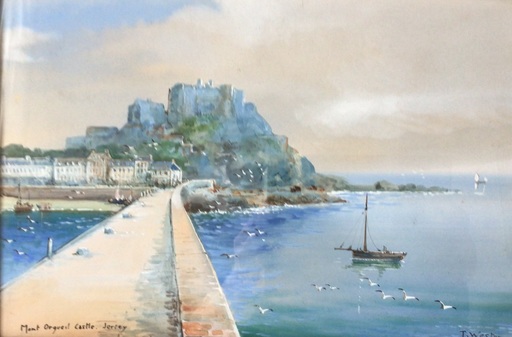 Toni WESTON - Gemälde - Mont Orgueil Castle - Jersey