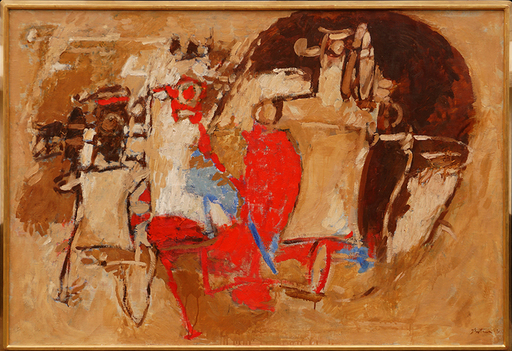 Albert BITRAN - Gemälde - Atelier en pleine lumiere