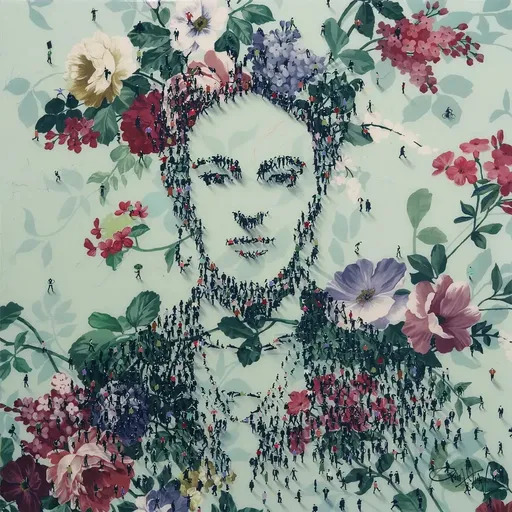 Craig ALAN - Painting - Flor de la Gente